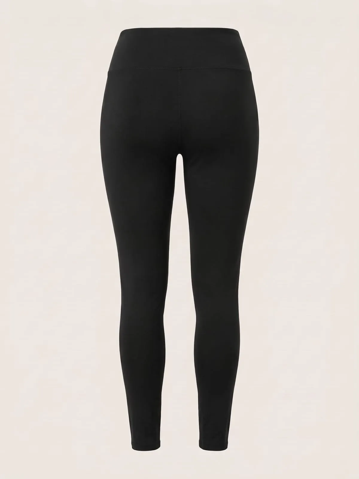 Parte de atrás de los leggings negros de The Vibe, lisa