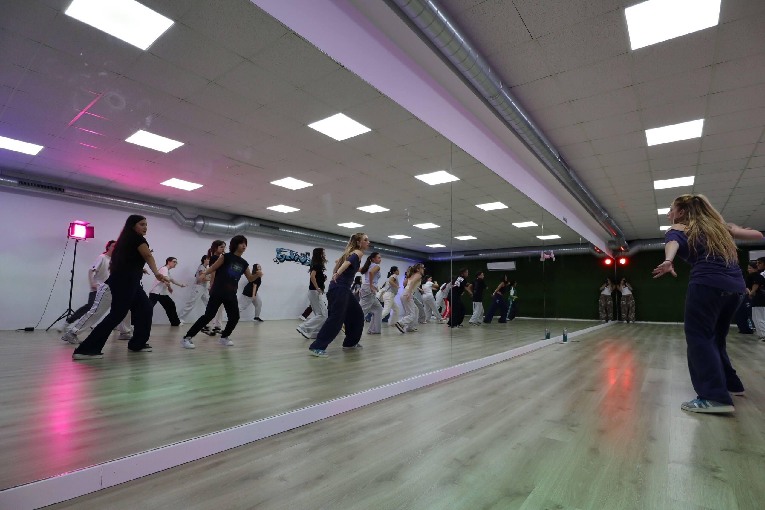Aula de The Vibe durante una clase