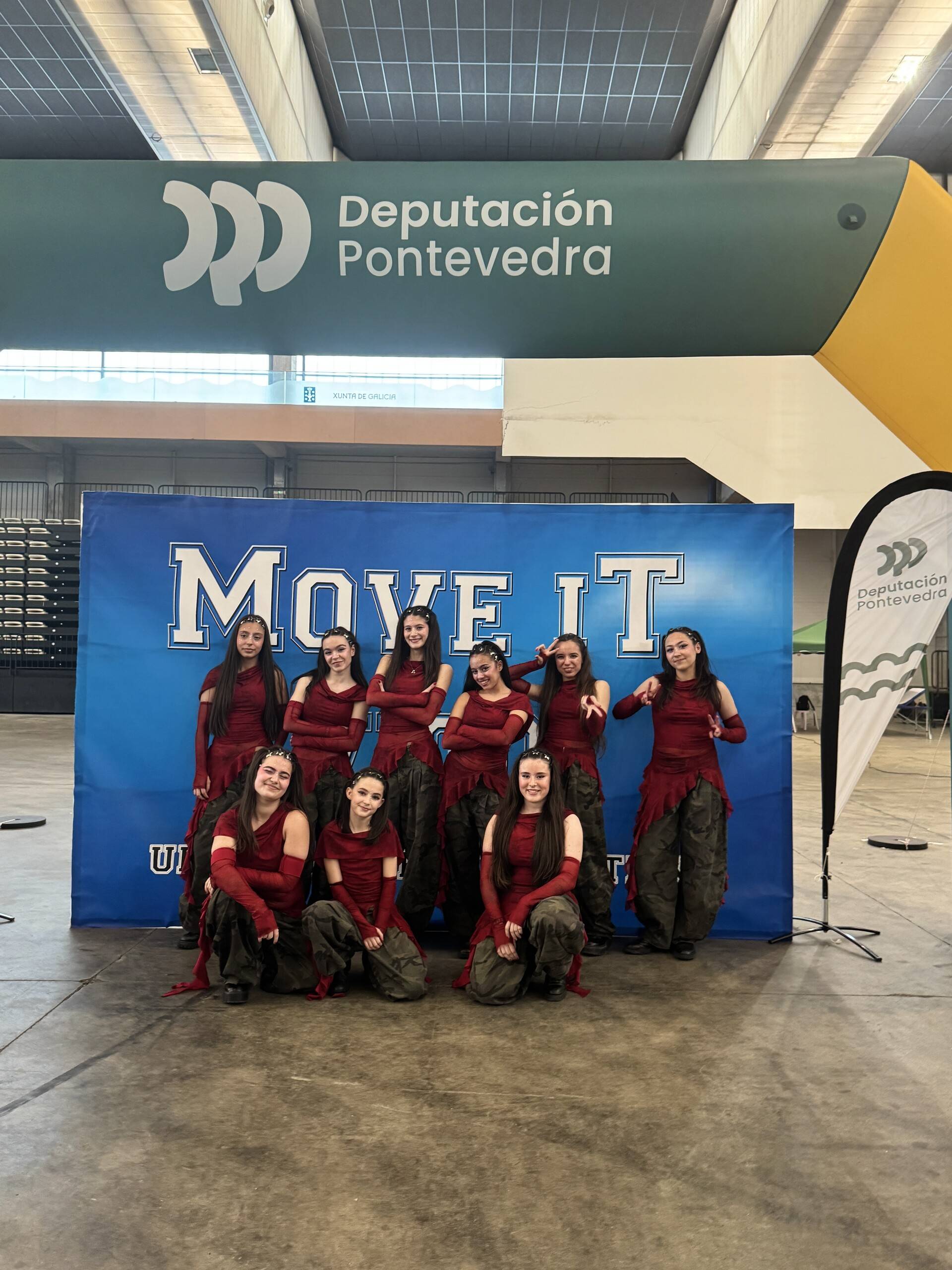 Equipo de urbano de The Vibe en el photocall de Move It